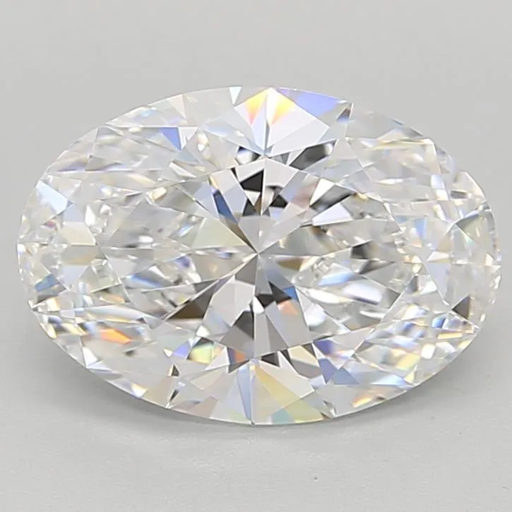 3.01ct Oval Lab Grown Diamond (Colour D, Clarity IF, Cut EX, GIA Certified)