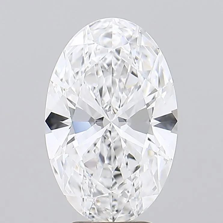 3.01ct Oval Lab Grown Diamond (Colour D, Clarity IF, IGI Certified)
