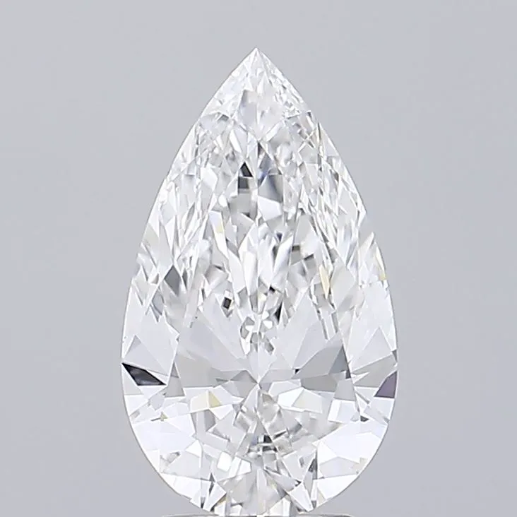 3.01ct Pear Lab Grown Diamond (Colour F, Clarity VVS2, IGI Certified)