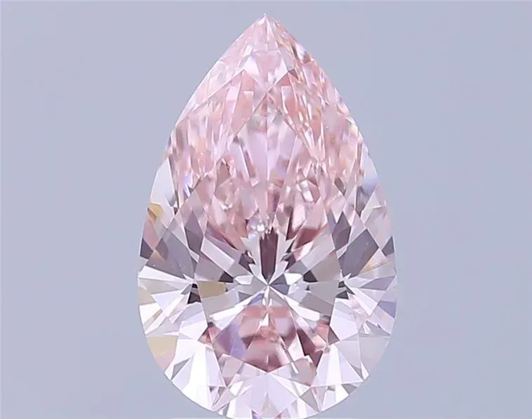 3.01ct Pear Lab Grown Diamond (Colour Fancy Pink, Clarity VS1, Uncertified)