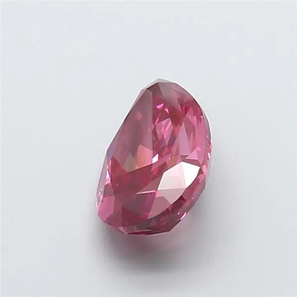 3.01ct Pear Lab Grown Diamond (Colour Fancy Vivid Pink, Clarity VS2, IGI Certified)