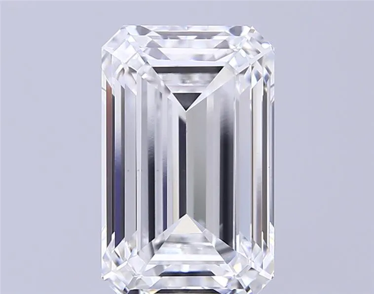 3.02ct Emerald Lab Grown Diamond (Colour D, Clarity IF, IGI Certified)