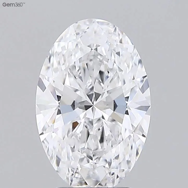 3.02ct Oval Lab Grown Diamond (Colour D, Clarity VVS1, GIA Certified)