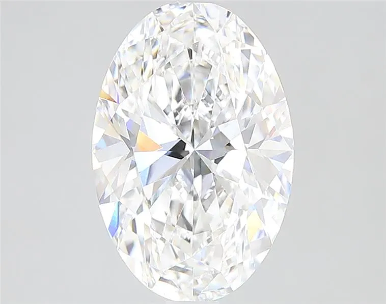 3.02ct Oval Lab Grown Diamond (Colour D, Clarity VVS2, IGI Certified)