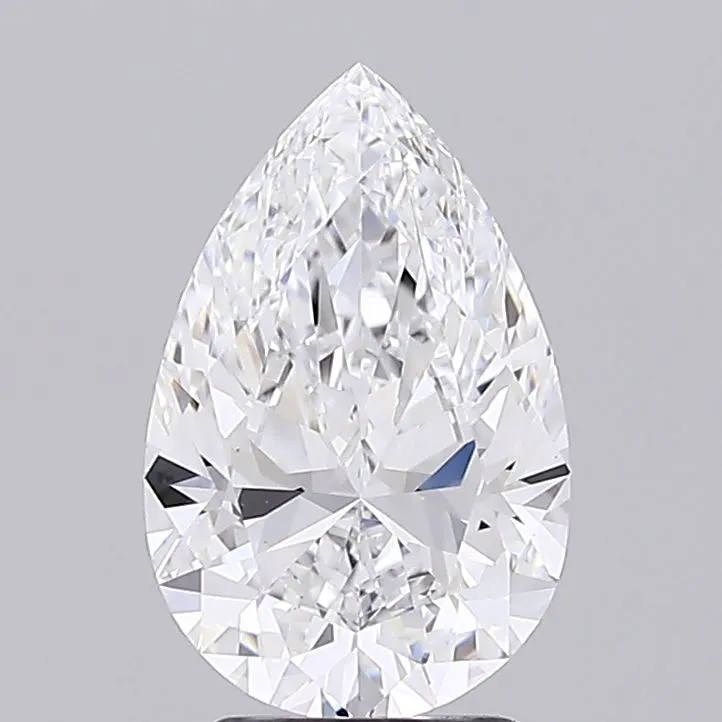 3.02ct Pear Lab Grown Diamond (Colour E, Clarity VVS1, IGI Certified)