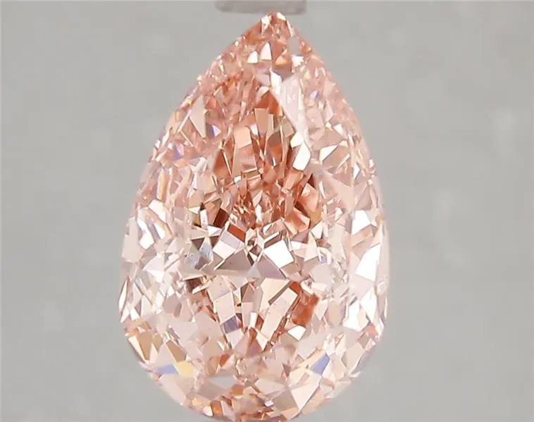 3.02ct Pear Lab Grown Diamond (Colour Fancy Vivid Pink, Clarity VS1, IGI Certified)