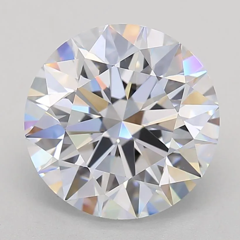 3.02ct Round Lab Grown Diamond (Colour E, Clarity IF, Cut ID, IGI Certified)