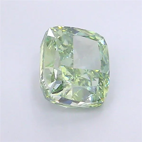 3.03ct Cushion modified Lab Grown Diamond (Colour Fancy Vivid Green, Clarity VVS1, IGI Certified)