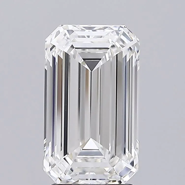 3.03ct Emerald Lab Grown Diamond (Colour F, Clarity VVS2, IGI Certified)