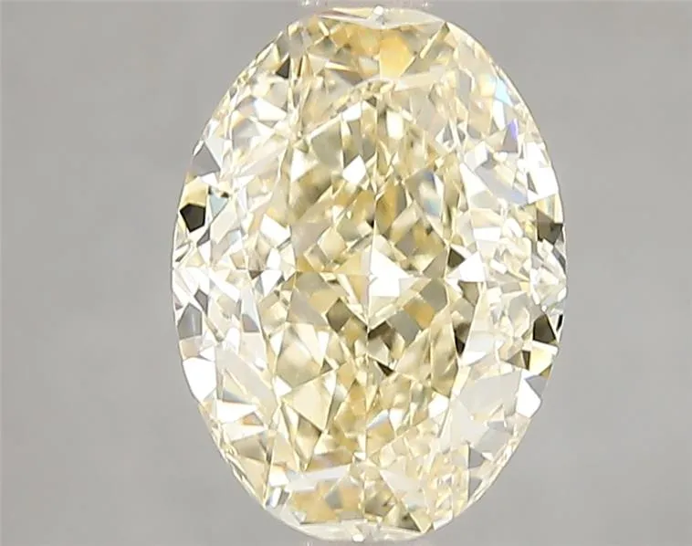 3.03ct Oval Lab Grown Diamond (Colour Fancy Yellow, Clarity VS1, IGI Certified)