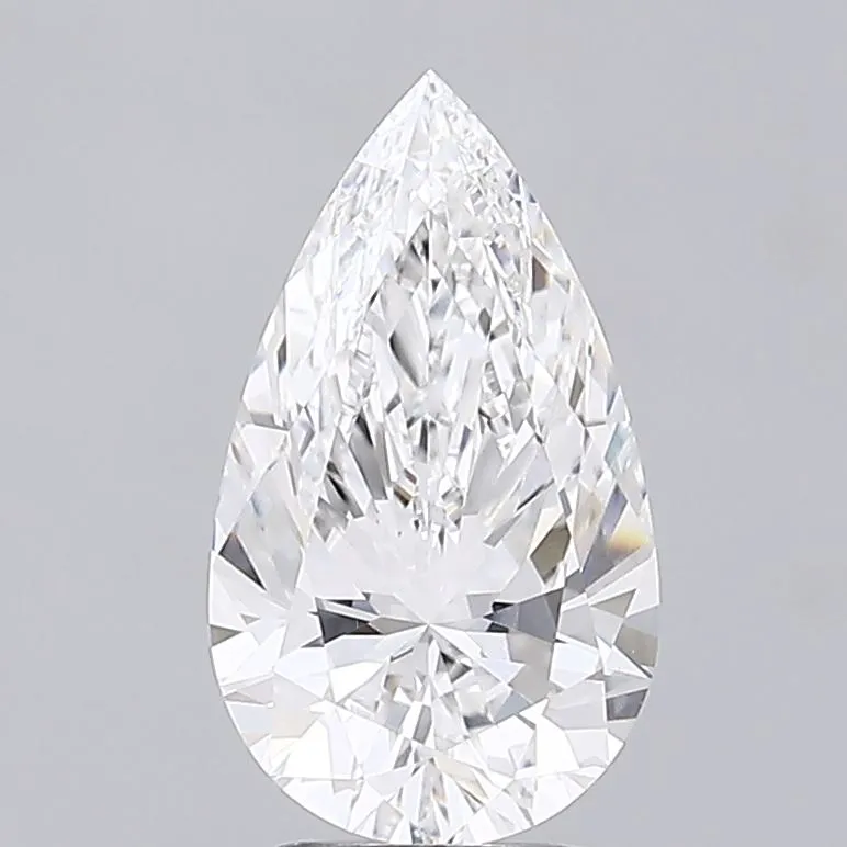 3.03ct Pear Lab Grown Diamond (Colour E, Clarity VVS2, IGI Certified)