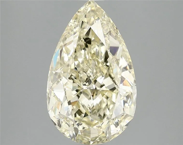 3.03ct Pear Lab Grown Diamond (Colour Fancy Yellow, Clarity VVS2, IGI Certified)