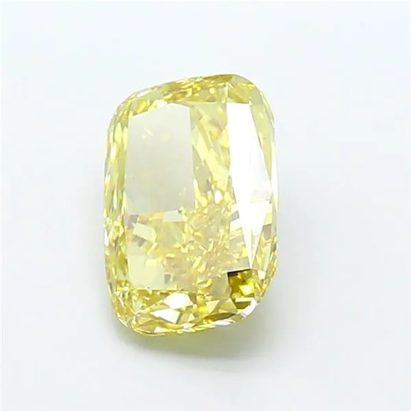 3.04ct Cushion modified Lab Grown Diamond (Colour Fancy Intense Yellow, Clarity VS1, IGI Certified)