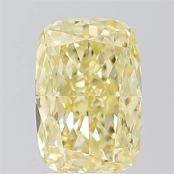 3.05ct Cushion modified Lab Grown Diamond (Colour Fancy Yellow, Clarity VVS2, IGI Certified)
