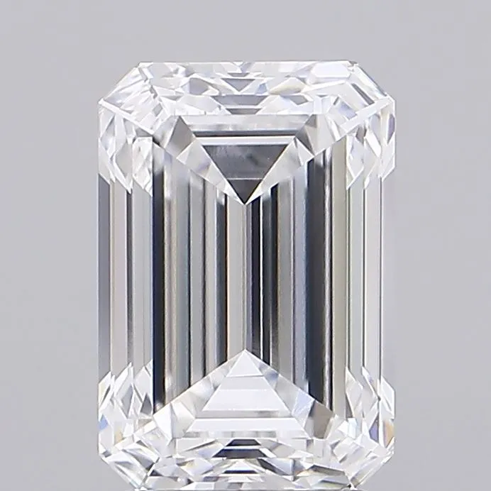 3.05ct Emerald Lab Grown Diamond (Colour D, Clarity VVS2, IGI Certified)