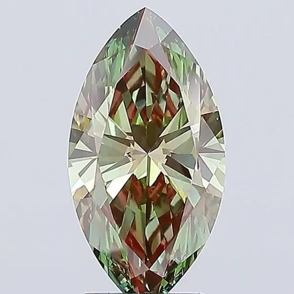 3.05ct Marquise Lab Grown Diamond (Colour Fancy Intense Green, Clarity VS1, IGI Certified)