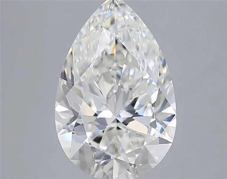 3.05ct Pear Lab Grown Diamond (Colour G, Clarity VVS1, IGI Certified)