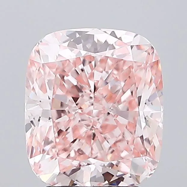 3.06ct Cushion modified Lab Grown Diamond (Colour Fancy Intense Pink, Clarity VVS2, IGI Certified)