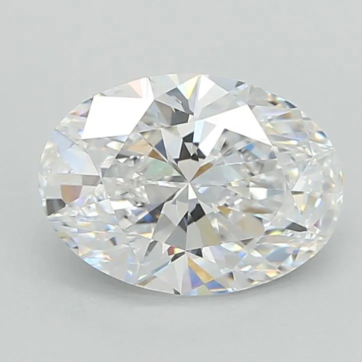 3.06ct Oval Lab Grown Diamond (Colour D, Clarity VVS1, IGI Certified)