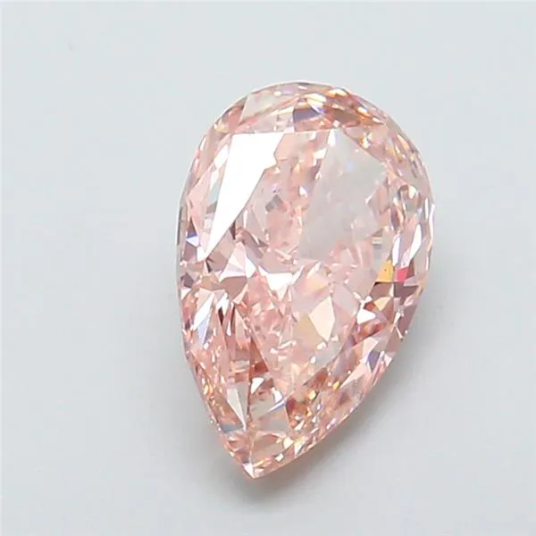 3.07ct Pear Lab Grown Diamond (Colour Fancy Brownish Pink, Clarity VS2, IGI Certified)