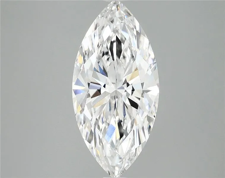3.08ct Marquise Lab Grown Diamond (Colour D, Clarity VVS2, IGI Certified)