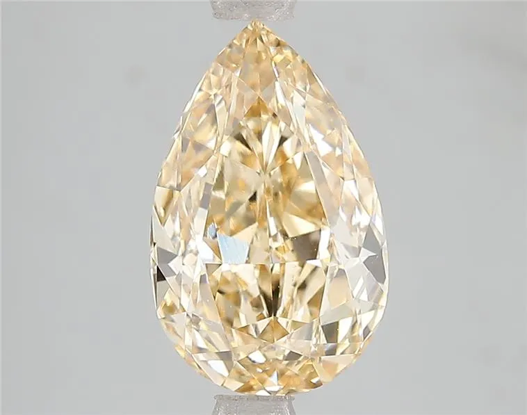 3.08ct Pear Lab Grown Diamond (Colour Fancy Intense Yellow, Clarity VVS2, IGI Certified)