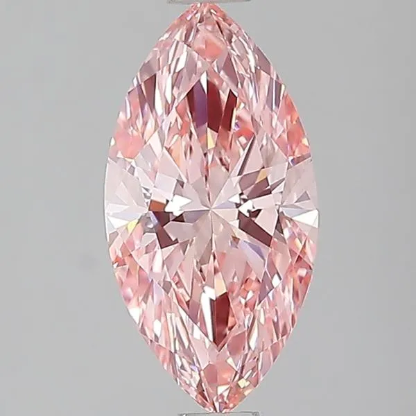 3.09ct Marquise Lab Grown Diamond (Colour Fancy Vivid Pink, Clarity VVS2, IGI Certified)