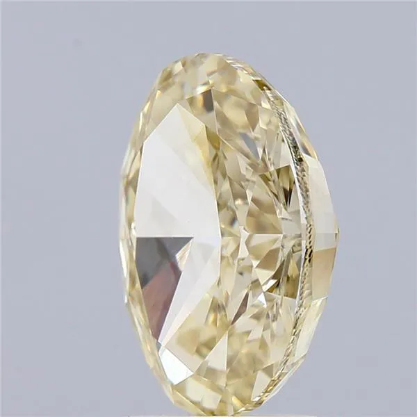 3.09ct Oval Lab Grown Diamond (Colour Fancy Yellow, Clarity VVS2, IGI Certified)
