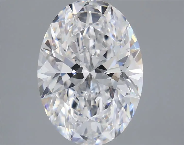 3.10ct Oval Lab Grown Diamond (Colour D, Clarity VVS1, IGI Certified)