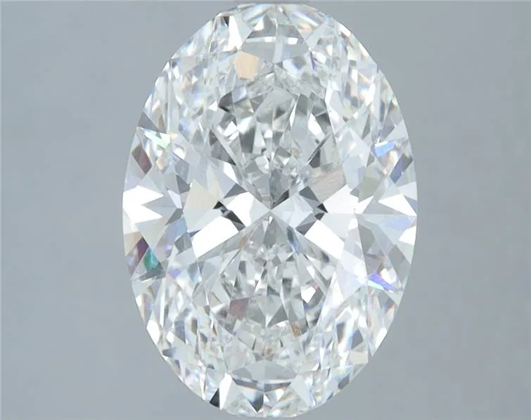 3.10ct Oval Lab Grown Diamond (Colour E, Clarity VVS2, IGI Certified)