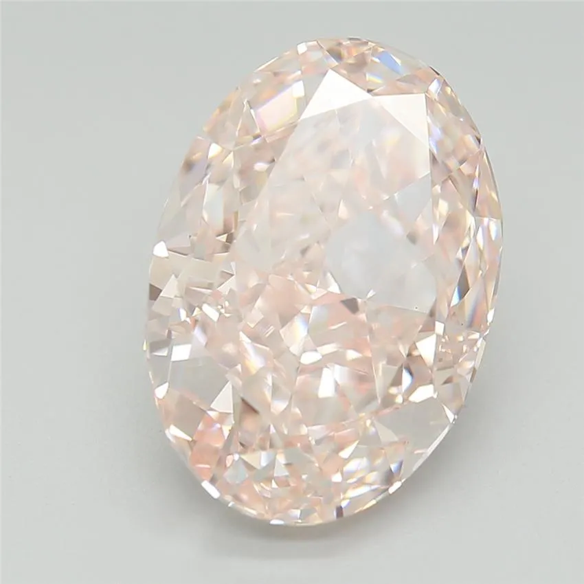 3.11ct Oval Lab Grown Diamond (Colour Fancy Intense Pink, Clarity VS1, IGI Certified)