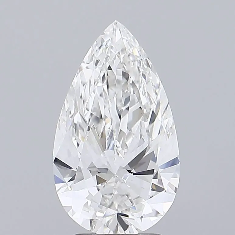 3.15ct Pear Lab Grown Diamond (Colour F, Clarity VVS2, IGI Certified)