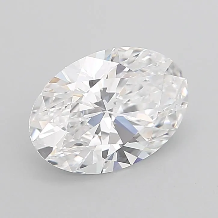 3.23ct Oval Lab Grown Diamond (Colour D, Clarity IF, Cut EX, IGI Certified)