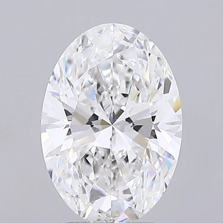 3.30ct Oval Lab Grown Diamond (Colour D, Clarity VVS2, IGI Certified)
