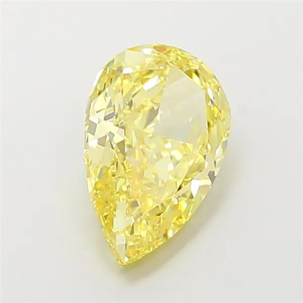 3.30ct Pear Lab Grown Diamond (Colour Fancy Intense Yellow, Clarity VVS2, IGI Certified)