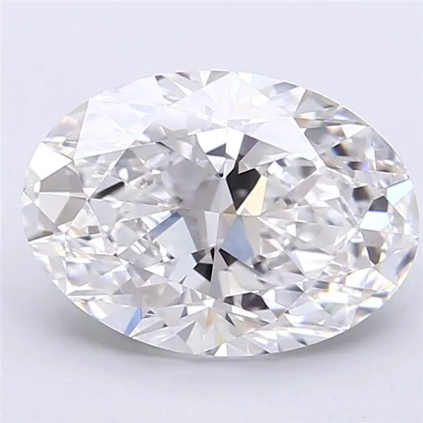 3.37ct Oval Lab Grown Diamond (Colour D, Clarity VVS1, IGI Certified)