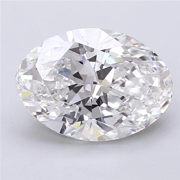 3.41ct Oval Lab Grown Diamond (Colour D, Clarity VVS2, IGI Certified)