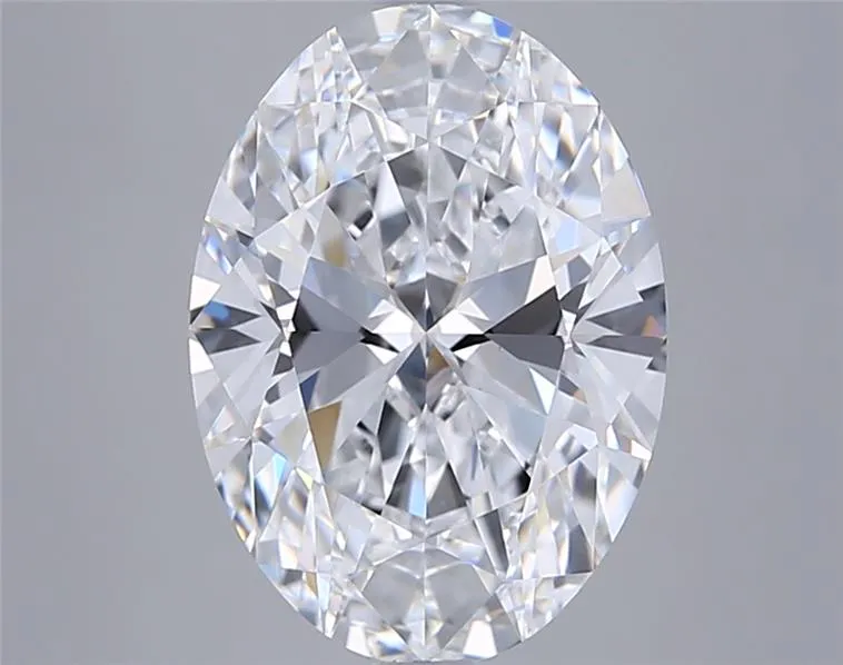3.50ct Oval Lab Grown Diamond (Colour D, Clarity VVS2, IGI Certified)