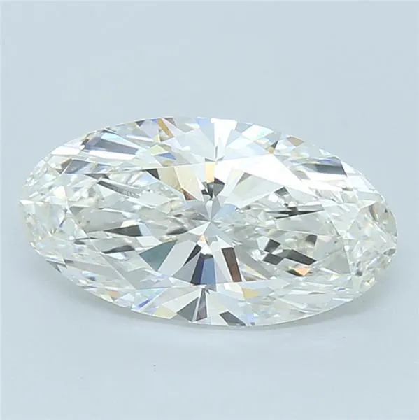 3.50ct Oval Lab Grown Diamond (Colour G, Clarity VVS2, IGI Certified)