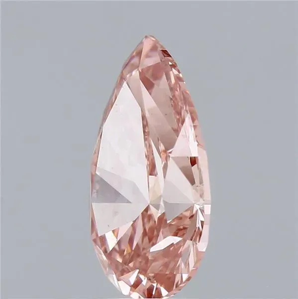 3.50ct Pear Lab Grown Diamond (Colour Fancy Vivid Pink, Clarity VS2, IGI Certified)