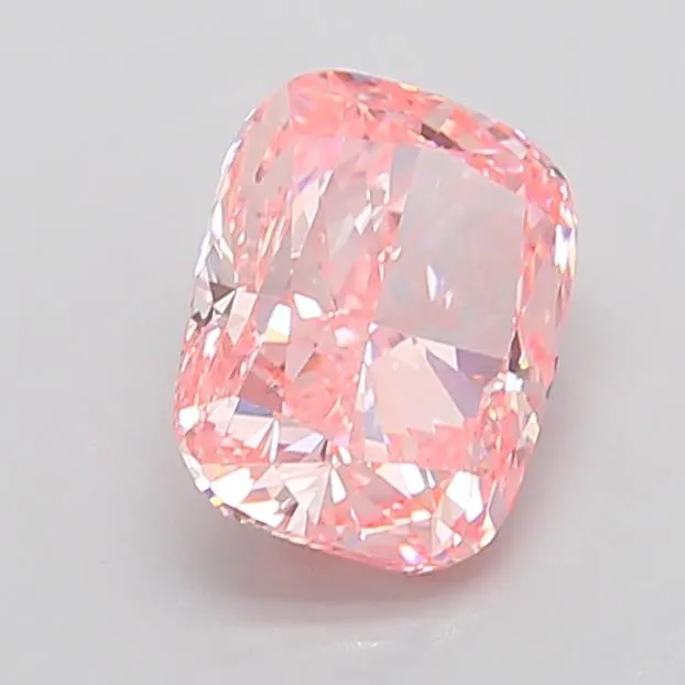 3.51ct Cushion modified Lab Grown Diamond (Colour Fancy Vivid Pink, Clarity VVS2, IGI Certified)