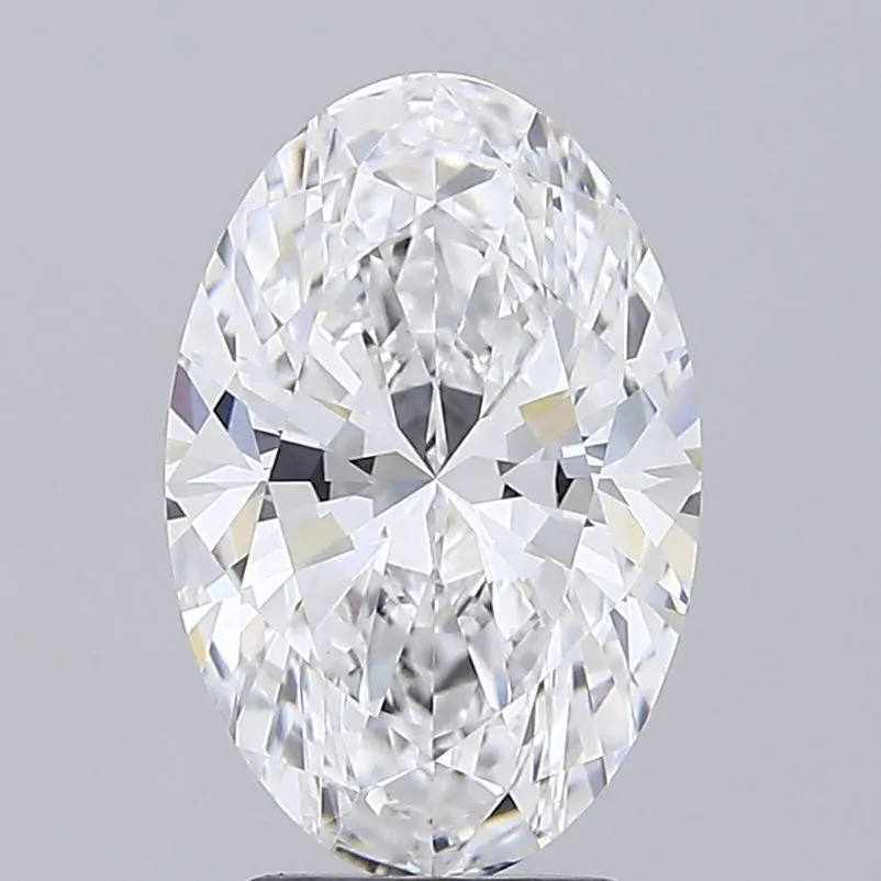3.52ct Oval Lab Grown Diamond (Colour D, Clarity VVS2, IGI Certified)
