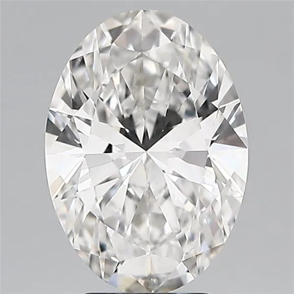 3.52ct Oval Lab Grown Diamond (Colour G, Clarity VVS2, IGI Certified)