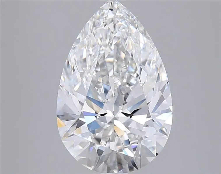 3.52ct Pear Lab Grown Diamond (Colour E, Clarity VVS1, IGI Certified)
