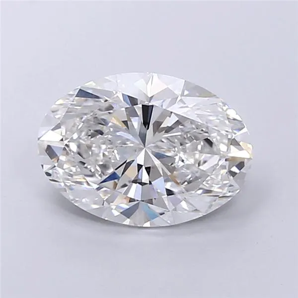 3.53ct Oval Lab Grown Diamond (Colour E, Clarity VVS2, IGI Certified)