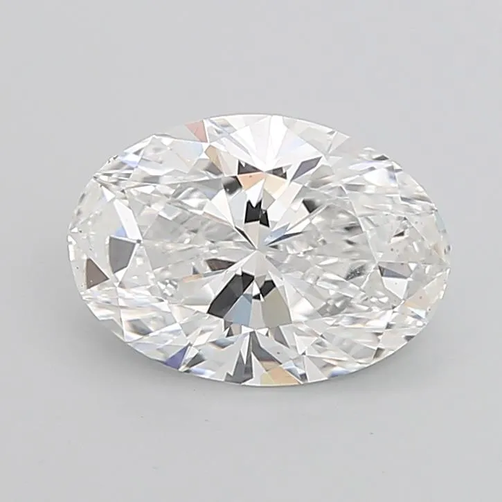3.53ct Oval Lab Grown Diamond (Colour E, Clarity VVS2, IGI Certified)
