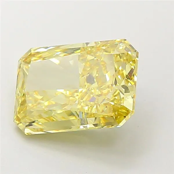 3.53ct Radiant Lab Grown Diamond (Colour Fancy Intense Yellow, Clarity VVS2, IGI Certified)