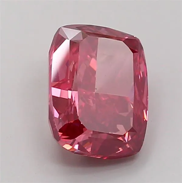 3.56ct Cushion modified Lab Grown Diamond (Colour Fancy Vivid Pink, Clarity VS2, IGI Certified)