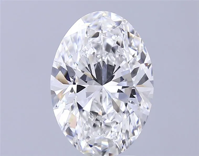 3.56ct Oval Lab Grown Diamond (Colour D, Clarity VVS2, IGI Certified)