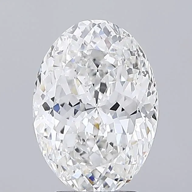 3.58ct Oval Lab Grown Diamond (Colour E, Clarity VVS2, IGI Certified)
